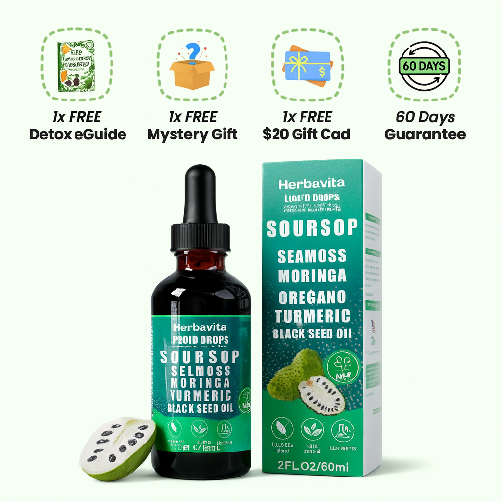100% Organic 10-in-1 Soursop Extract Drops
