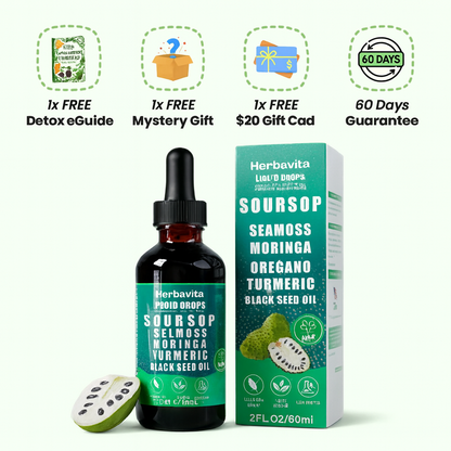 100% Organic 10-in-1 Soursop Extract Drops