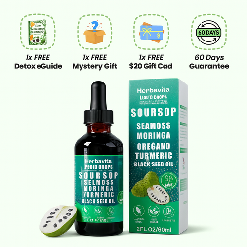 100% Organic 10-in-1 Soursop Extract Drops
