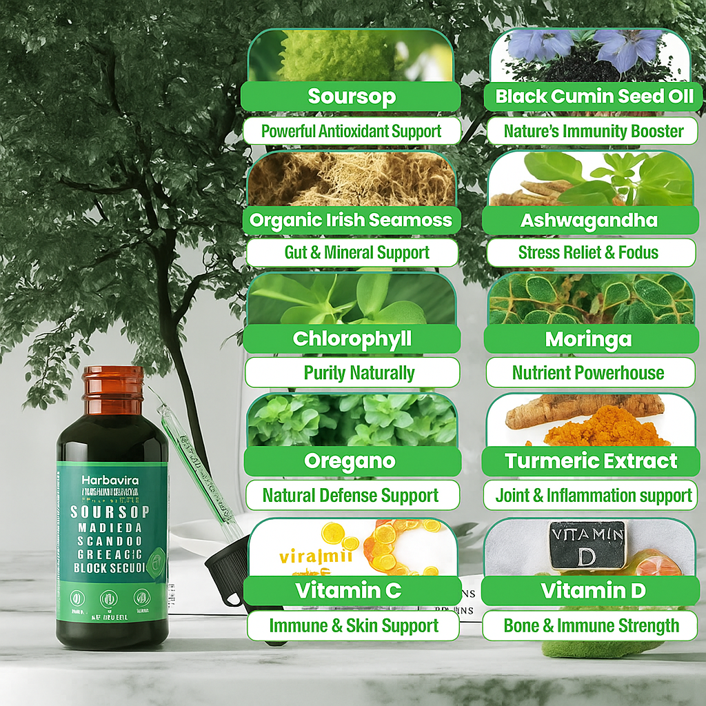 100% Organic 10-in-1 Soursop Extract Drops